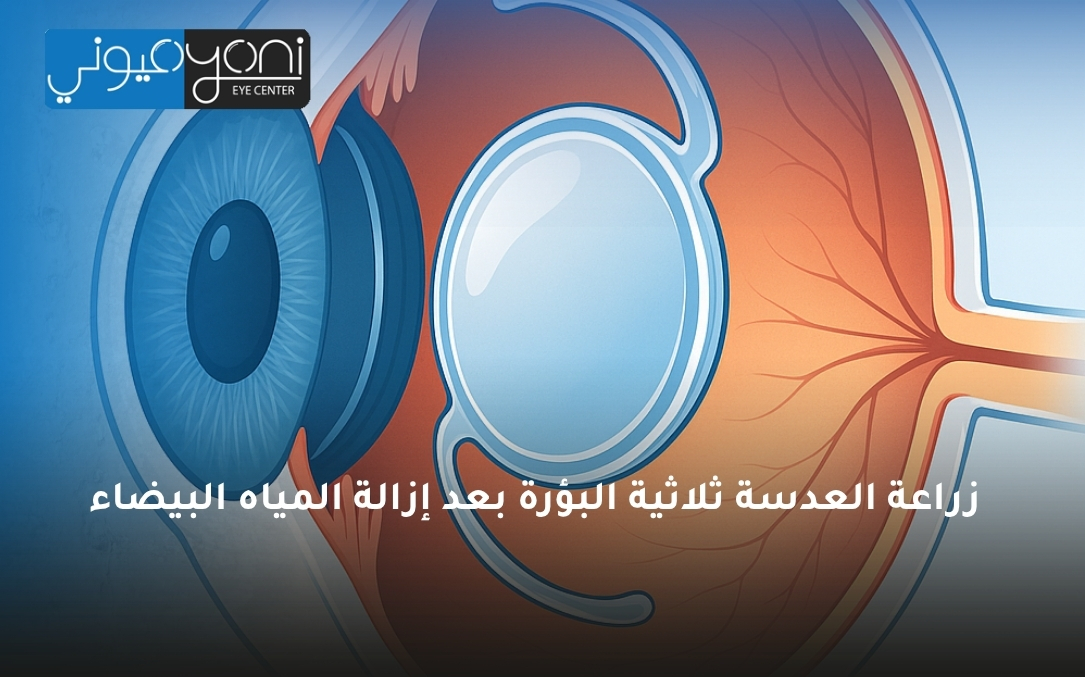 زراعة العدسة ثلاثية البؤرة بعد إزالة المياه البيضاء